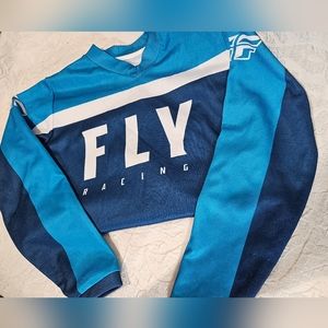 Youth Aqua Fly Racing Jersey